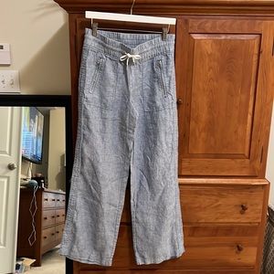 Athleta linen wide leg pants. Size 2